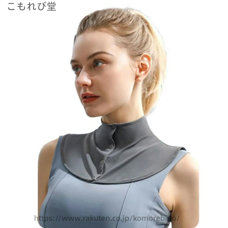 【送料無料】虫よけ 庭いじり 農作業 襟 ガーデニング ウォーキング 紫外線 日焼け防止 UVカット 熱中症対策 つけ襟 UVケア おしゃれ 冷感 用