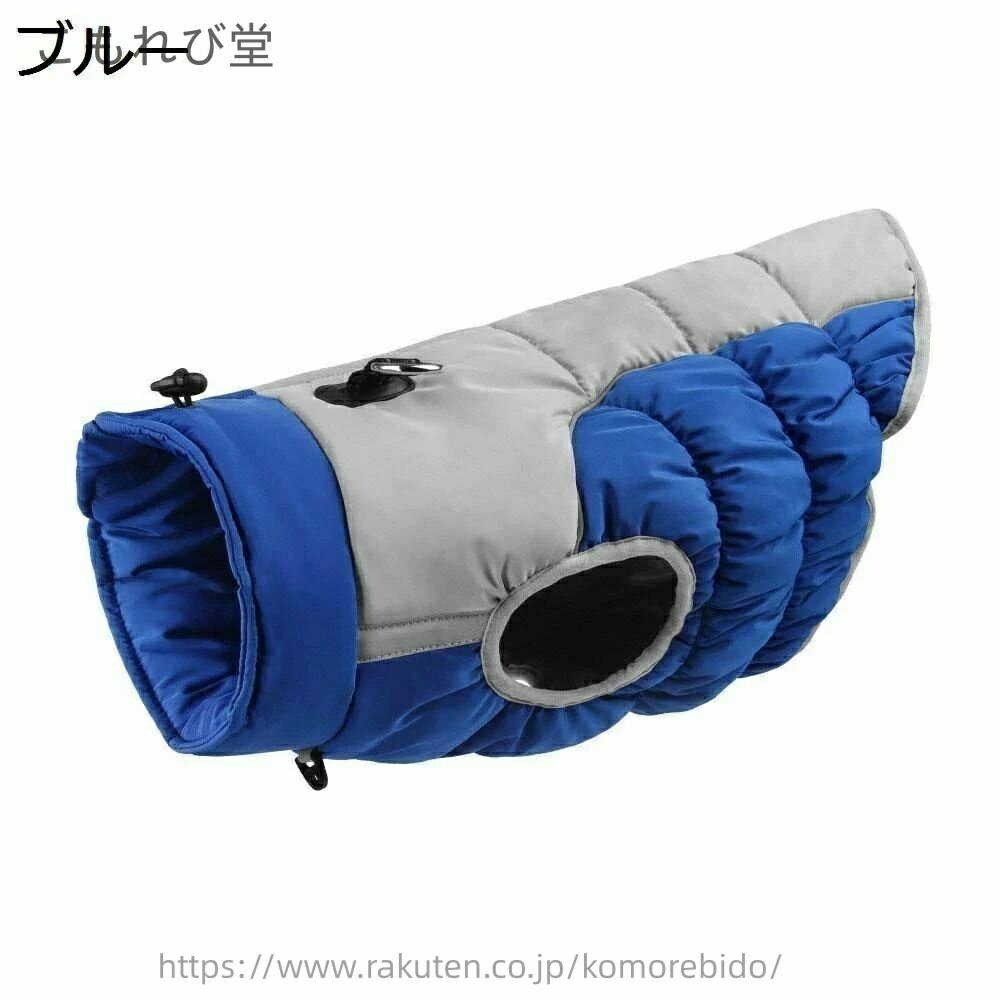 【送料無料】ジッパー穴付き 袖なし 着脱簡単 コート ジャケット 加絨犬洋服 パーカー 寒さ対策 雪策 防水 防風 暖かい 外