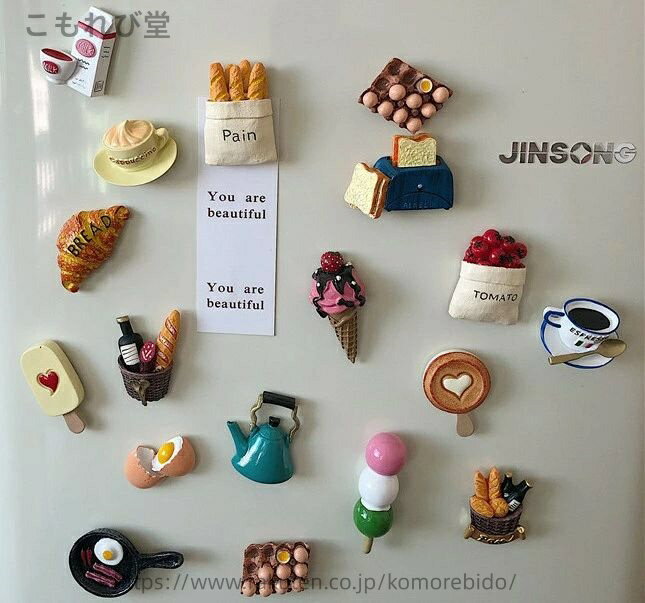【送料無料】　マグネット　磁石　韓国　雑貨　おしゃれ　インテリア　北欧　冷蔵庫　かわいい　食べ物..