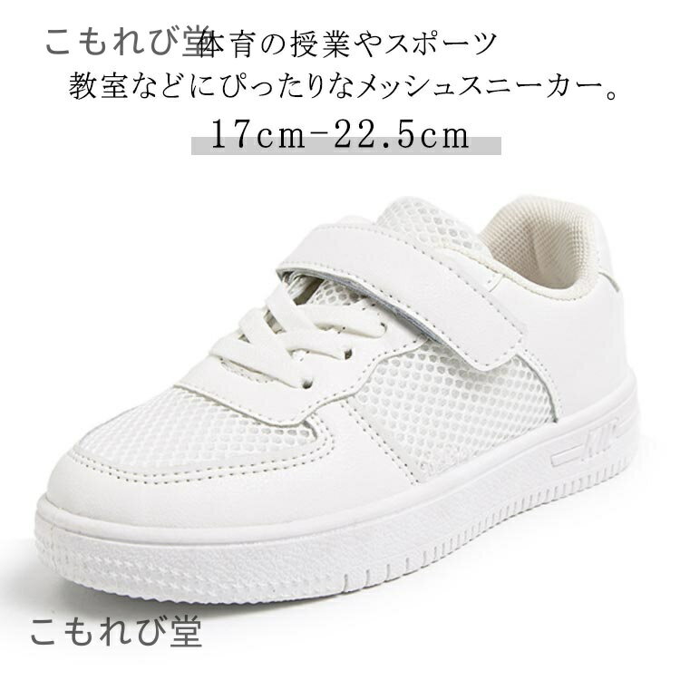Other - 【送料無料】学校 男の子 キッズ 上履き 白 マジックテープ 体育館履き スクール スニーカー