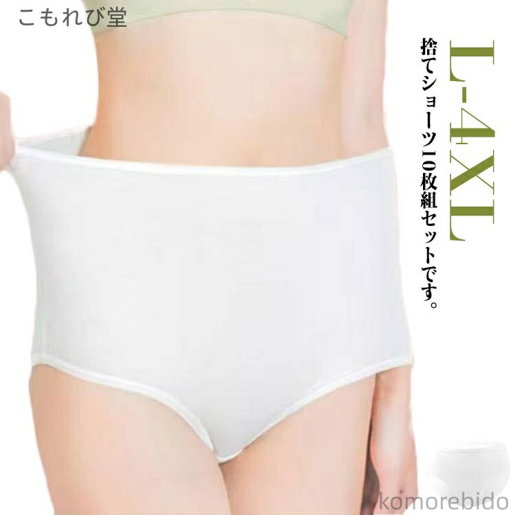 【送料無料】3XL 災害 使い捨てパンツ 使い捨てショーツ 生理 下着 10枚入り トラベル 女性用 ハイウェ..