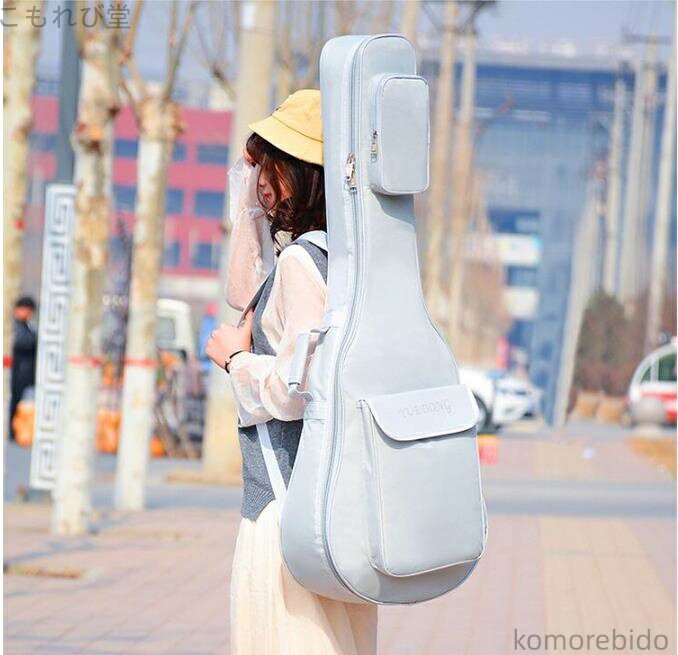 【送料無料】ケース ギター シンプル メンズ レディース エレキ アコギ ギグバッグ クラシック ギターバッグ 防水