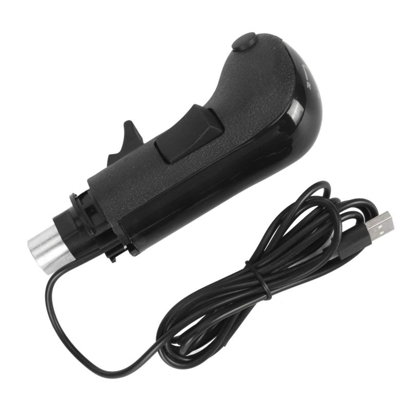 USB シフトノブ、高速切り替え、リアルなレーシング体験、18 ギア用の 2 つのスイッチ、カスタム設定ボ..