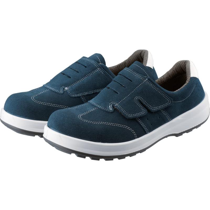 [シモン] 安全靴 短靴 マジック SS18BV メンズ 青 25.5