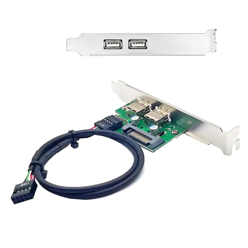 NFHK ケーブル 内部 4 デュアル USB2.0 �