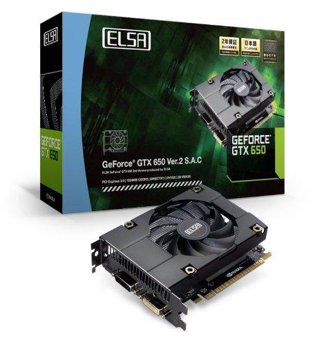 ELSA NVIDIA GeForce グラフィックボード GTX650搭載 1GB VD4890 GD650-1GERX2