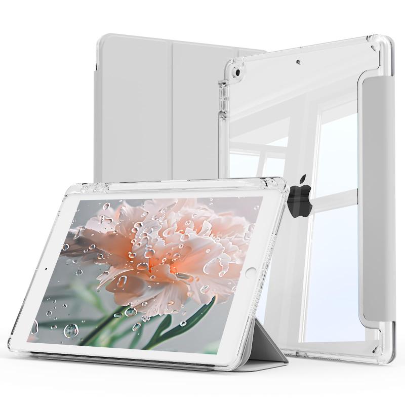 SQQSOOZ iPad 9/8/7世代 透明 ケース スリム クリア-（14210）