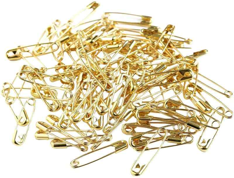 マーゼンプロダクツ MERZEN 【お徳用】スナッピン 安全ピン キリンス仕上げ ゴールド 24mm 1000本 AE410-0(安全ピン)一般的なスナップピンです。サイズ:24mm入数:1000本（100本×10箱）素材:真鍮
