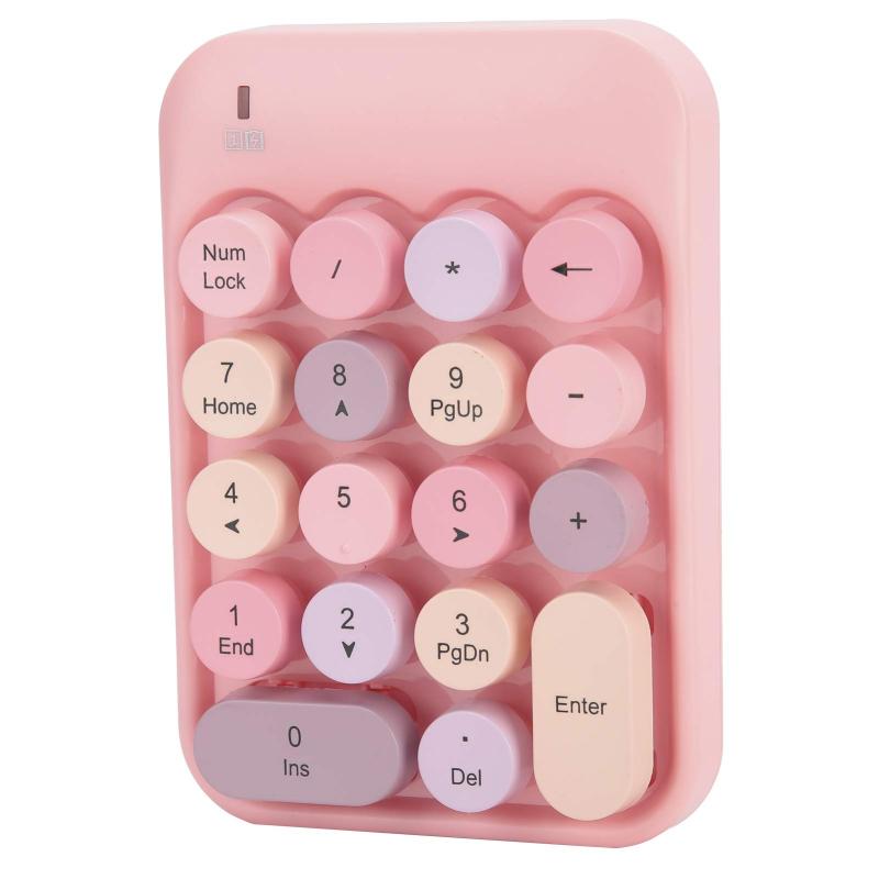 AK18 テンキーボード、便利で耐久性のあるキーボード、2.4Ghz 安定した低消費電力 18