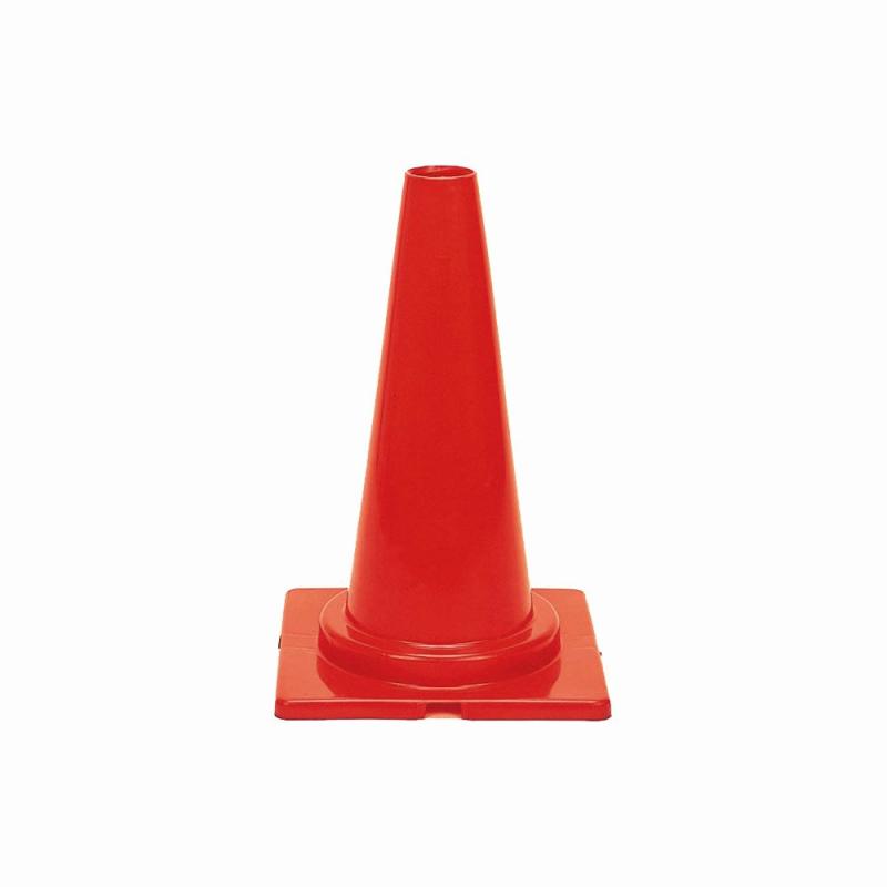 ミツギロン 道路保安用品 三角コーン 約1/2 サイズ ミニコーン CN-7 レッド