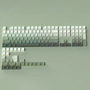 Keecipal Matcha キーキャップ OEMプロファイル PBT染料昇華 メカニカル ゲーミングキーボード用 トッププリント136キー Cherry Gateron Kailh Otemu MX構造に対応(OEM,Matcha-Side)