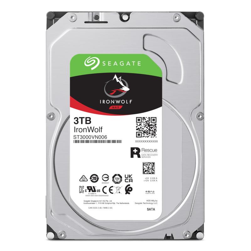 Seagate IronWolf NAS interne Festplatte 1TB HDD 3.5 Zoll