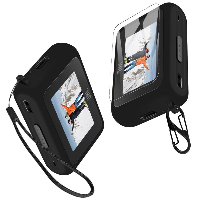 JIAYJP For JBL TOUR ONE M3 TX 用 ケース カバー+フィルム 軽量 薄型 滑り止め 収納カバー 全面保護 充電便利 JBL TOUR ONE M3 TX 保護ケース (ブラック)