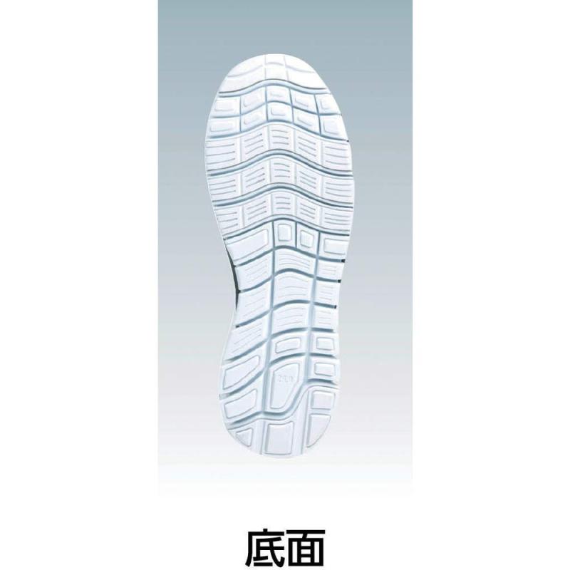 [ジーベック] 安全靴 作業靴 85128 セフティ シューズ スリップオン 着脱簡単 クッション性