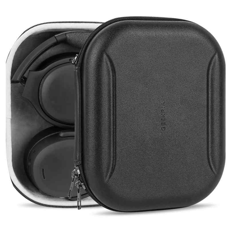 Geekria PRO 頑丈なヘッドホンケース ソニー Sony WH-1000XM4、スカルキャンディ Skullcandy Crusher ANC 2、エディファイアー EDIFIER W830BTなどに対応 ハードシェル 耐久性 多層保護 旅行用キ