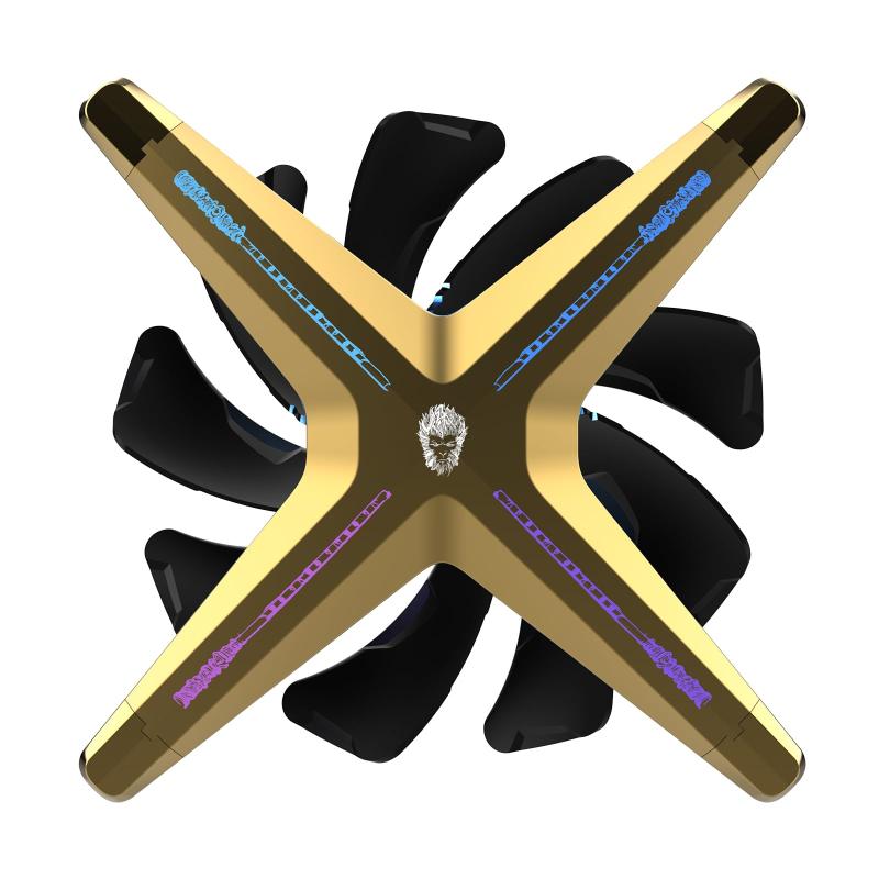 ALSEYE X12 ケースファン ARGB PWM コンピューター空冷 PC 高性能 静音動作 120mm RGB リバースブレード