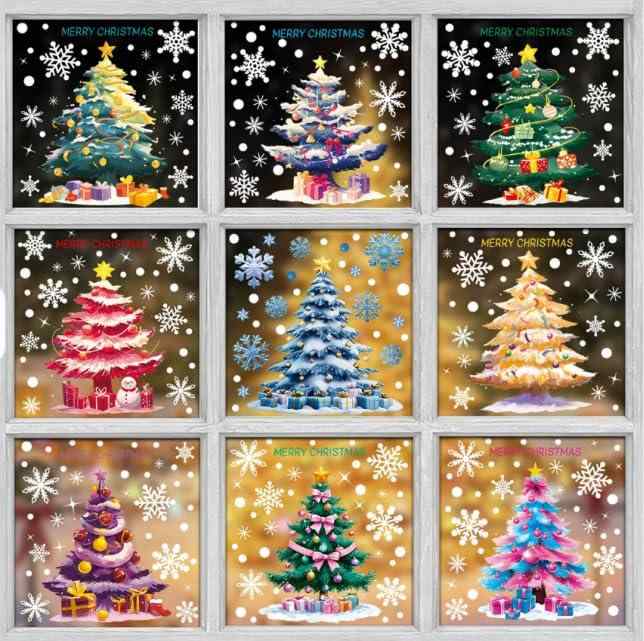 クリスマス 飾り 静電ステッカー ウォールステッカー クリスマス ウォールステッカー 窓ステッカー