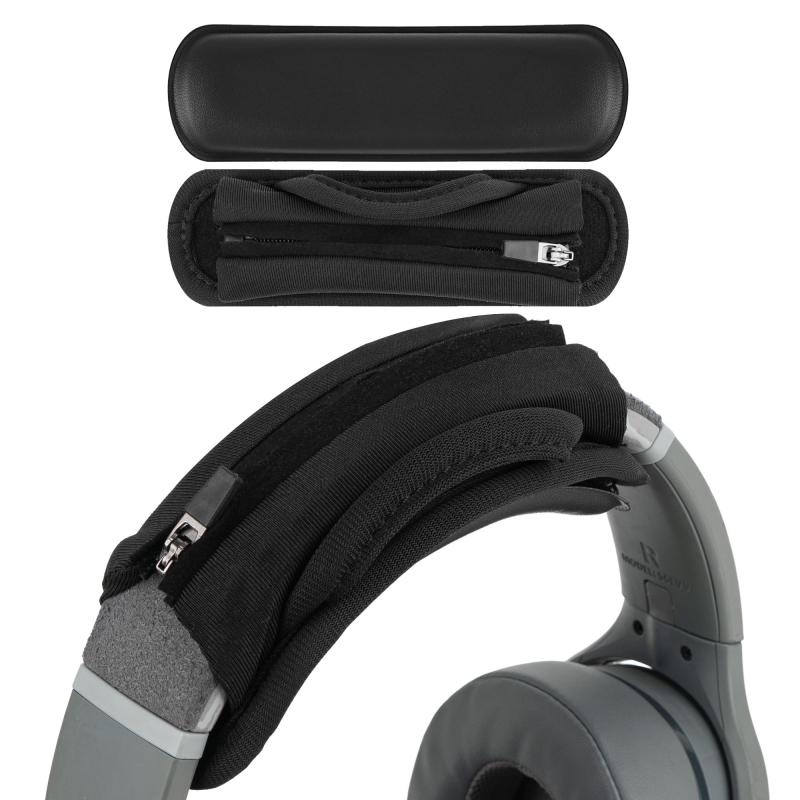 Rakuten - Geekria ショート 交換用 フックとループ付き 中型 ヘッドバンドカバー クーリン パッドセット スカルキャンディ Skullcandy, ボーズ Bose, ジェイビーエル JBL, ソニ Sony ヘッドホン アクセサリーに