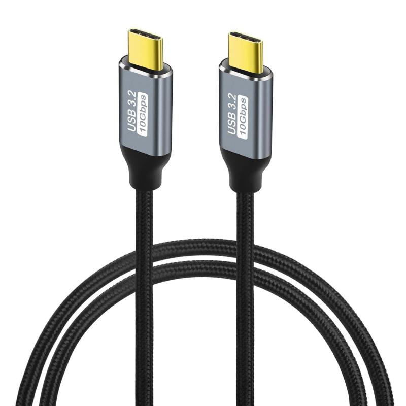 USB C to USB CケーブルYITONGXXSUN Type C 3.1 Gen2(10Gbps) 100W PD急速充電 4K / 60Hz映像出力 ナイロン編みマートフォン・タブレット・パソコン・ゲーム機のタイプc機種に対応