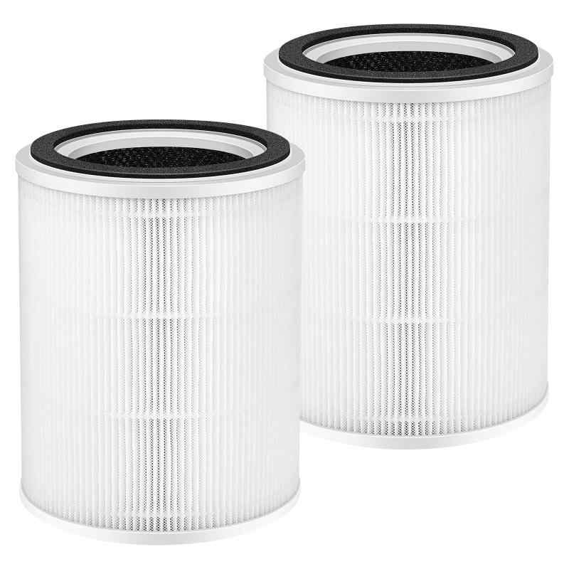 TPAP001交換用フィルター。TOPPIN TPAP001 Comfy Air C2 Air Purifi-erのみに対応。TOPPIN TPAP001フィルター、TPFF001用の3イン1効率的なろ過。【TPAP002 TPAP004 TPAP005