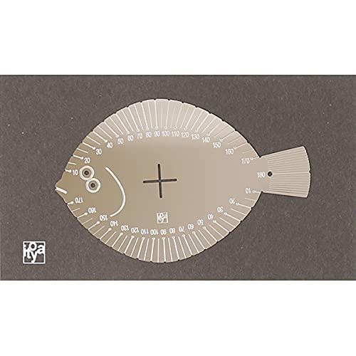 伊東屋 おいしい魚 ヒラメ 分度器お魚の文房具雑貨素材原材料：ステンレス生産国：日本