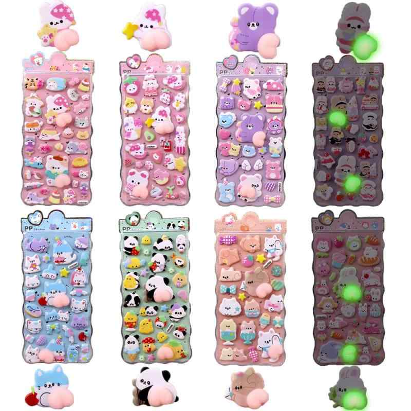 Angel Smile おしりぷにぷにシール 6枚セットキャラクター 3D 立体 平成レトロ もちもち かわいい ぷっくり 動物 ぷくぷく 女の子 平成女子 シール帳 おしり 交換 ぷにぷに ボンボン スマホケ komorebishop-10195921 木漏れ日ショップ サンプル画像2