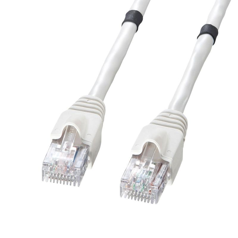 サンワサプライ UTPエンハンスドカテゴリ5ハイグレード単線クロスケーブル ホワイト KB-10T5-05CN