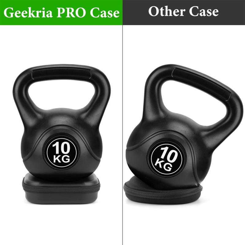 Geekria PRO 頑丈なヘッドホンケース スカルキャンディ Skullcandy Crusher EVO/ANC 2、Hesh 3/Evo、Venueなどに対応 ハードシェル 耐久性 多層保護 旅行用キャリーバッグ (ブラック)