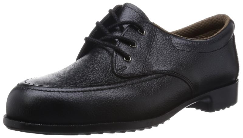 [ミドリ安全] 安全靴 レディース JIS規格 短靴 ひも 鋼製先芯 軽作業 衝撃吸収 LPT410 ブラック