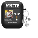 AirPods 用 ケース スポーツブランドスタイル エアーポッズ ケース カバー 全面保護カバー 落下防止 耐衝撃 装着充電可能