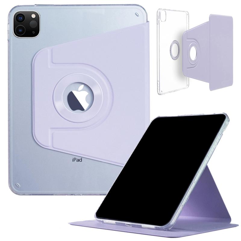 21 inches+ - iPad Pro 13'' (M5 2025) (M4 2024)ケース、DMaosスリム磁気取り外し可能スマートカバー、折り畳みスタンド、36世代0度回転