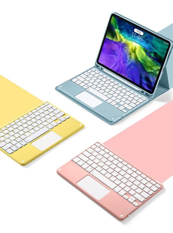 お洒落 iPadPro11 Air4 10.9 10.2 9.7 iPad5 iPad6 Air3キーボード ケース Bluetooth ワイヤレス キーボードカバー マグネット 脱着式 ペンシルホルダー付き 耐衝撃 アイパッド カバーキーボード付き 分