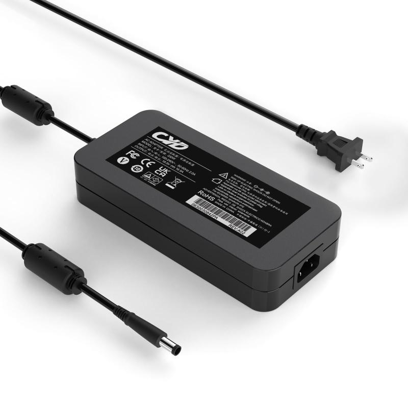 CYD 45W 65W 90W 330W AC アダプター 交換用充電器 HP用 ノートPC用ACアダプタ, 2.5m PC-パワーサプラ..