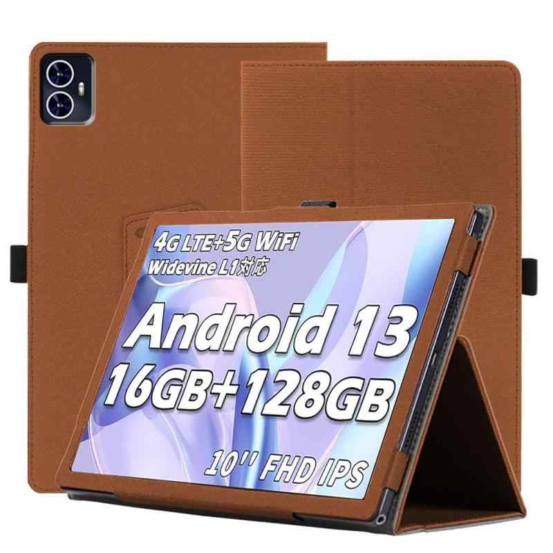 For Teclast M50HD タブレット ケース 10インチ 【2024NEW YCJDP】 360°全面保護 スタンド機能 多視角調整 ペンホルダー付き 磁気吸引 衝撃吸収 擦り傷防止 耐汚れ 持ち運びに便利なハンドストラップの商品画像