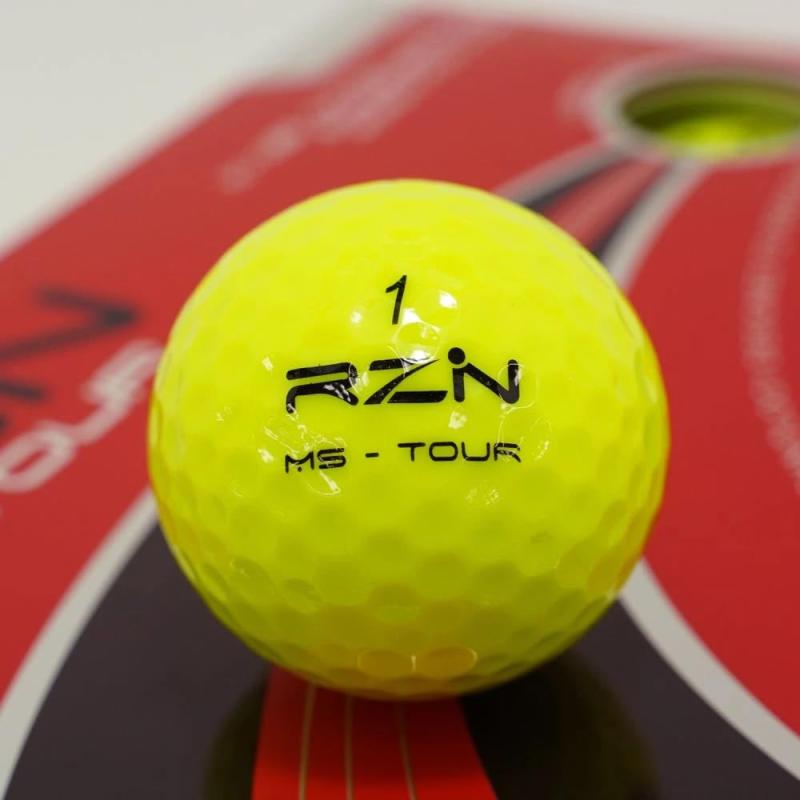 RZN Golf（レジンゴルフ）MS-TOUR YELLOW ゴルフボール 1ダース（12球）