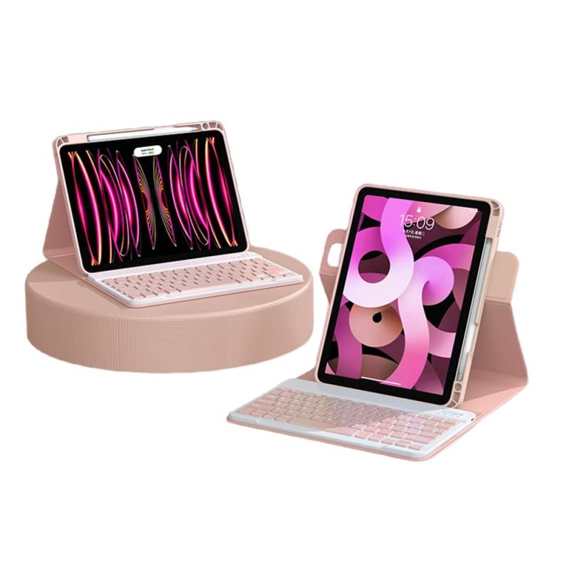 縦置き iPad キーボード ケース マグネット式 着脱式 iPad ケース 分離式 キーボード付き 透明 クリア ペン収納 保護ケース 取り外し可能なマグネットカバー スタンド機能