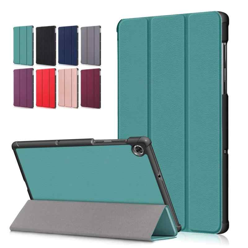 Huos NEC LAVIE Tab E TE510/KAS PC-TE510KAS 10.3インチ カバー ケース 2020新型 タンドケース 三つ折り 2020新型 マグネット開閉式 スタンド機能 折り畳み 薄型 衝撃吸収 超軽量 タブレット用