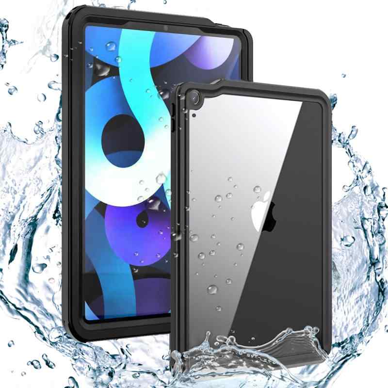 iPad 防水ケース アイパッド プロ 防水ケース IP68最高防水規格 衝撃吸収 全面保護アイパッド プロ カバー手触り クリア 軽量 防雪 防塵 水場 お風呂 海辺 水泳 潜水 登山 研究室 浴室 キッチン