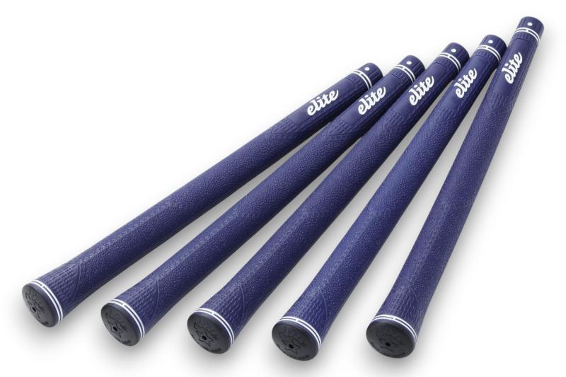 エリートグリップ (elitegrips) ゴルフ用グリップ コンペティションシリーズ CX50 ネイビー バックライン無 M58/M60/M62 47.0g±1g 長さ265mm　5本セットサイズ:長さ265mm・太さ (M60シャフト装着時) :50.8mm地点:直径23mm・127.0mm地点:直径21.5mm・対応シャフト口径:M58/M60/M62重量:47.0g±1g・カラー:ネイビーバックライン:無・仕様:グリップエンドー体型、別売ラインストーン装着可能素材:NO.NK510特殊合成ゴム (シリカ配合)原産国:日本