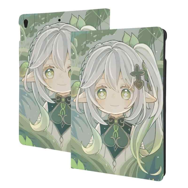 Compatible With 原神 げんしん Genshin Impact Ipad Ipad 高級puレザー バックカバー 手帳型 三つ折スタンド スリープ機能 軽量 薄型 傷つけ防止 Tpuレザー開閉式 薄型 衝撃吸収 超軽量 タブレット用