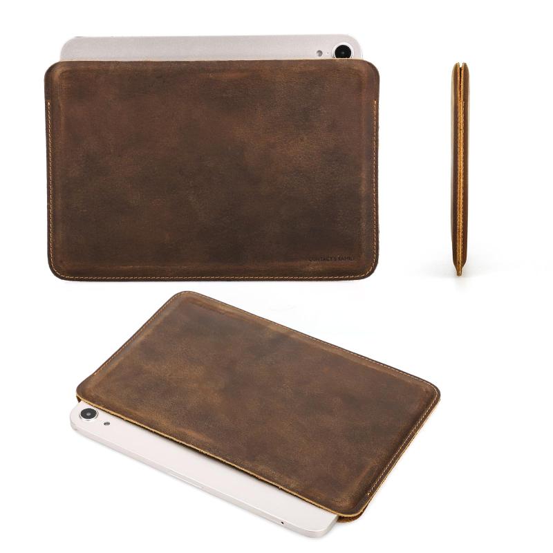 iPad mini 8.3 7.9 インチ用ケース 全面保護 耐久性 本物牛革