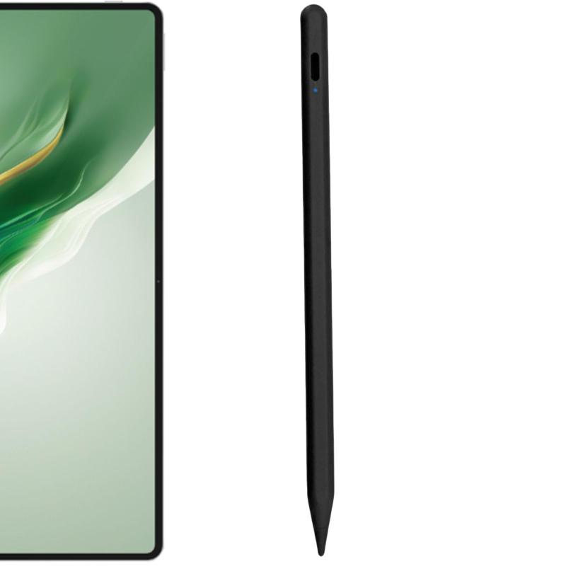For OnePlus Pad/Pad Pro に使われるスタイラスペン, 充電式, 4096段階筆圧感知, タッチペン (黒)