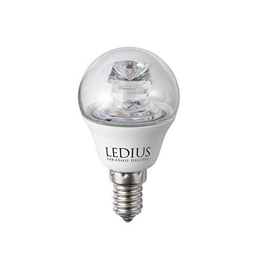 タカショー LEDIUS(レディアス) ローボルト用交換電球 ローボルトLED電球8型 クリプトン形 12V/24V対応 クリアタイプ E14口金 3.6W 電球色 390lm HMB-D46T