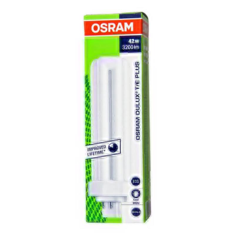 木漏れ日ショップのOSRAM コンパクト形蛍光ランプ(蛍光灯) DULUX T/E PLUS 長寿命形 42形 白色 【単品】 DULUX T/E PLUS 42W/840 (FHT42EX-W)｜アングル2