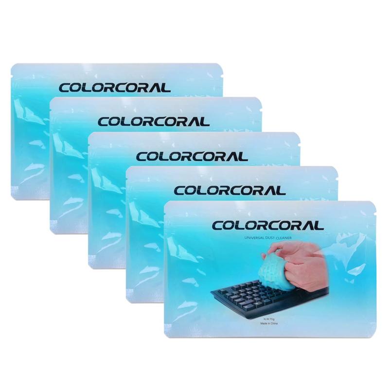 Rakuten - COLORCORAL キーボード 掃除 スライム PC パソコン クリーナー ジェルクリーナー 汚れ落とし 隙間のゴミとホコリ取り 車内清掃