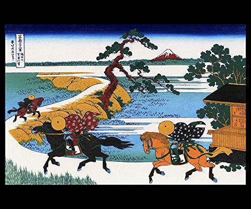 葛飾北斎、富嶽三十六景『 隅田川関屋の里 』のマウスパッド：フォトパッド（ 日本の名画シリーズ ）