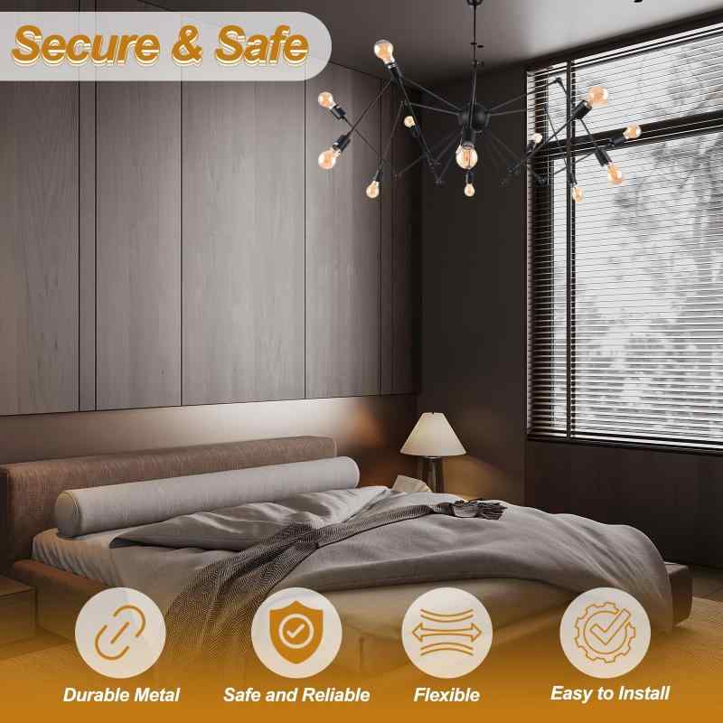 PATIKIL スレッド延長ロッド 2セット 12" M10 x 1mm ファ インスレッドランプパイプ ランプパイプニップル ペンダントライトアイランドライティングシャンデリアステム用 ダーク金色