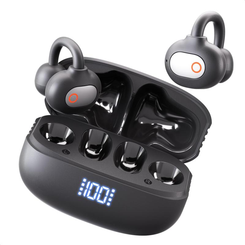 イヤホン bluetooth ワイヤレスイヤホン【音質重視モデル 究極フィット イヤーカフ型】 Bluetooth5.4 オープンイヤー