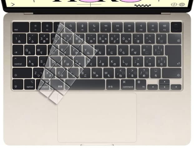 【2022年発売 M2 チップ 13.6インチ 搭載モデル】 MacBook Air 13 ( 2022 , A2681 )専用 キーボードカバー / Macbook Pro 14 / 16 ( 2021 M1 Pro / Max チップ)用 キーボード