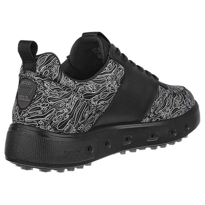 ecco(エコー) メンズ ECCO GOLF STREET720 本革 メンズ GORETEX 防水 ゴルフシューズゴルフシューズゴルフコースにインスパイアされたプリントをECCOレザーに施し、一日中プレミアムなストリートスタイルを演出防水性と透湿性に優れたGORE-TEXSURROUNDが、コース内外で足をドライで快適に保つECCOFLUIDFORMダイレクトコンフォートテクノロジーによる革新的なミッドソールチャンネルが、足裏への通気性を実現インソールは取り外し可能で、長期的なクッション性を確保E-DTSTWISTアウトソールは多方向へのトラクションを提供し、磨耗の激しい部分にはやや大きめのトラクションバーを備えている